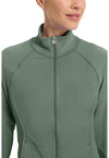 olive - Zip Front Jacket (View 2)
