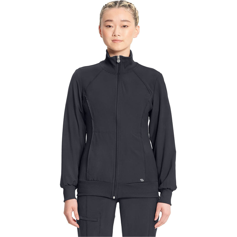 pewter - Zip Front Jacket