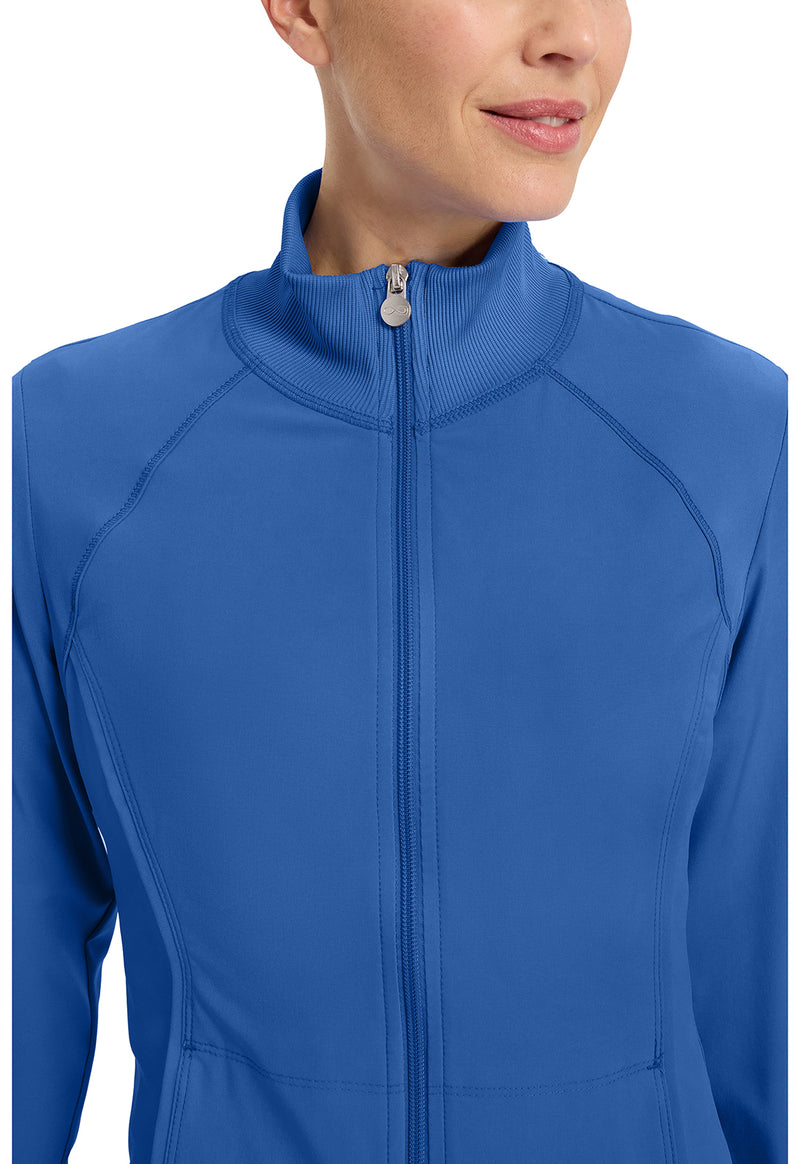 Royal - Women's Zip Front Scrub Jacket (View 2)