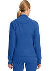 Royal - Cherokee IN Infinity Women Scrub Jacket - Back View