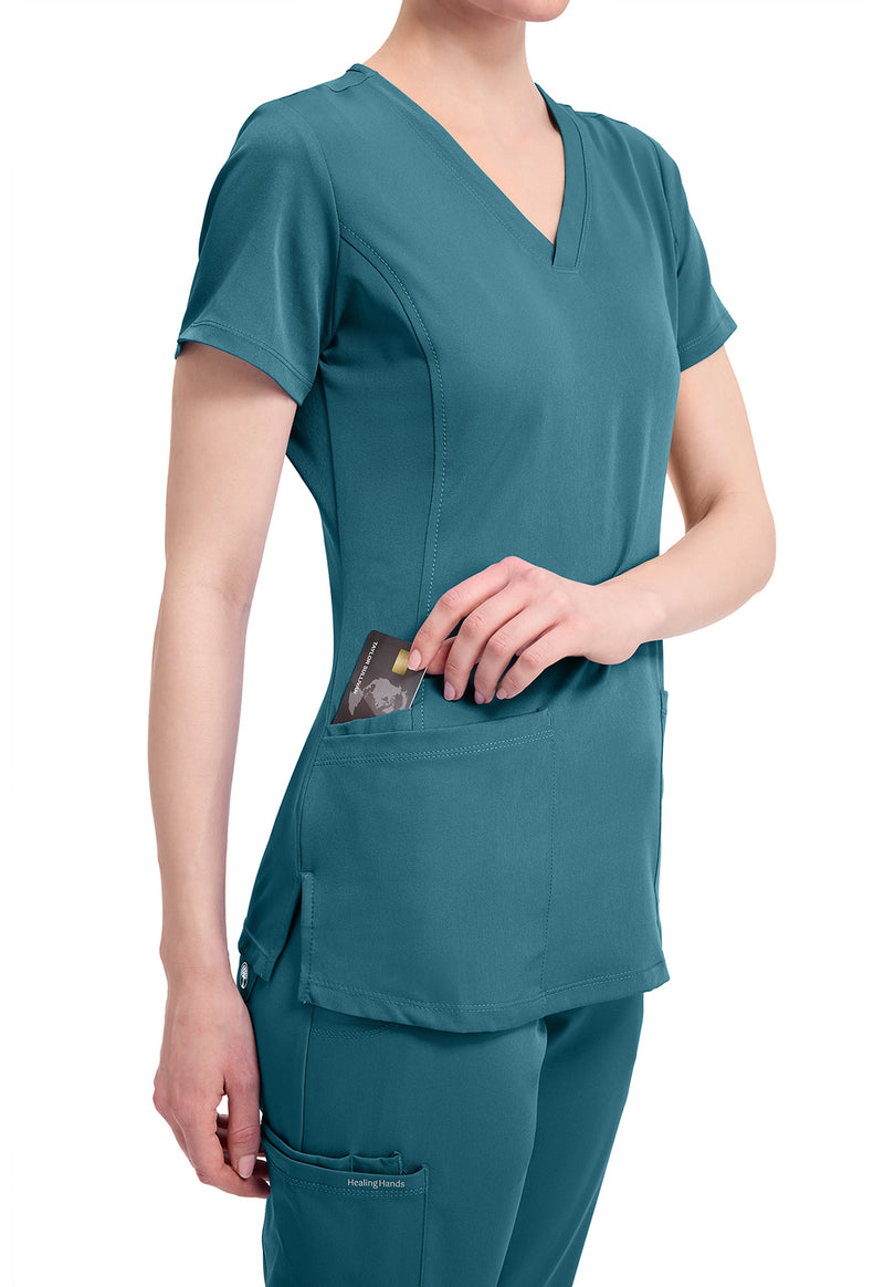 Fresh Blue - Women's Monica Scrub Top (View 3)