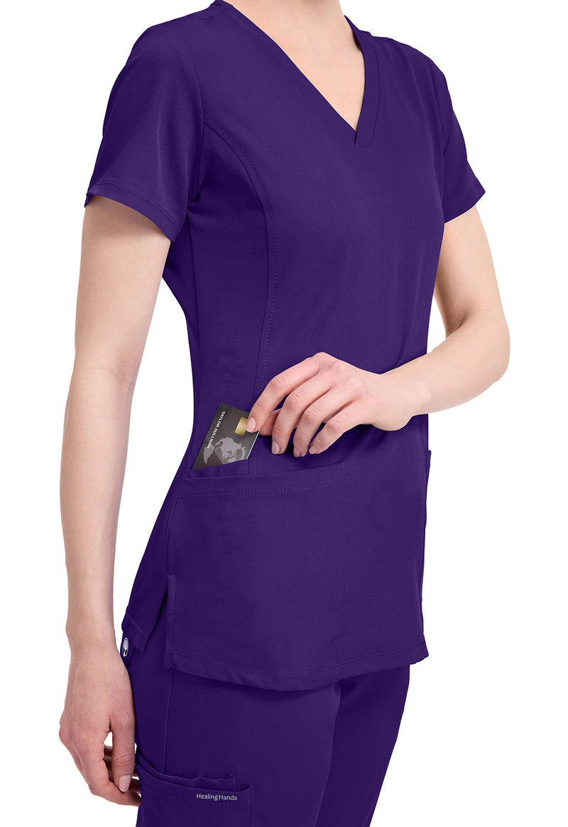 Grape - Women's Monica Scrub Top (View 3)