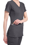 Pewter - Women's Monica Scrub Top (View 3)
