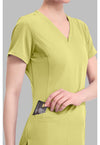 Retro Lime - Women's Monica Scrub Top (View 3)