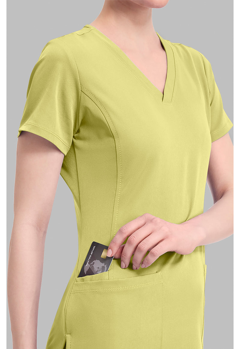 Retro Lime - Women's Monica Scrub Top (View 3)