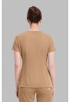 Sand Dunes - Healing Hands Works Women Scrub Top - Back View