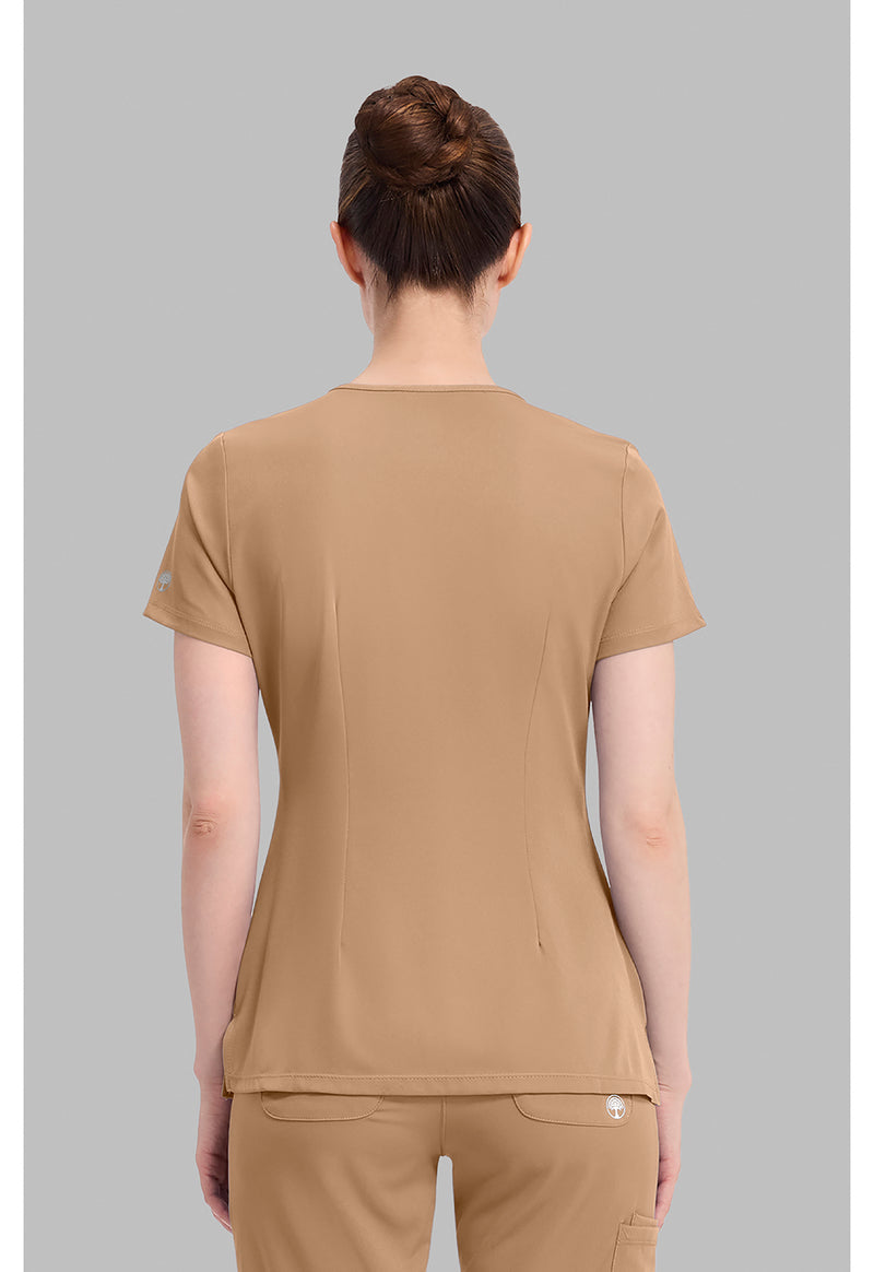 Sand Dunes - Healing Hands Works Women Scrub Top - Back View