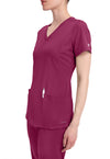 Wine - Women's Monica Scrub Top (View 2)