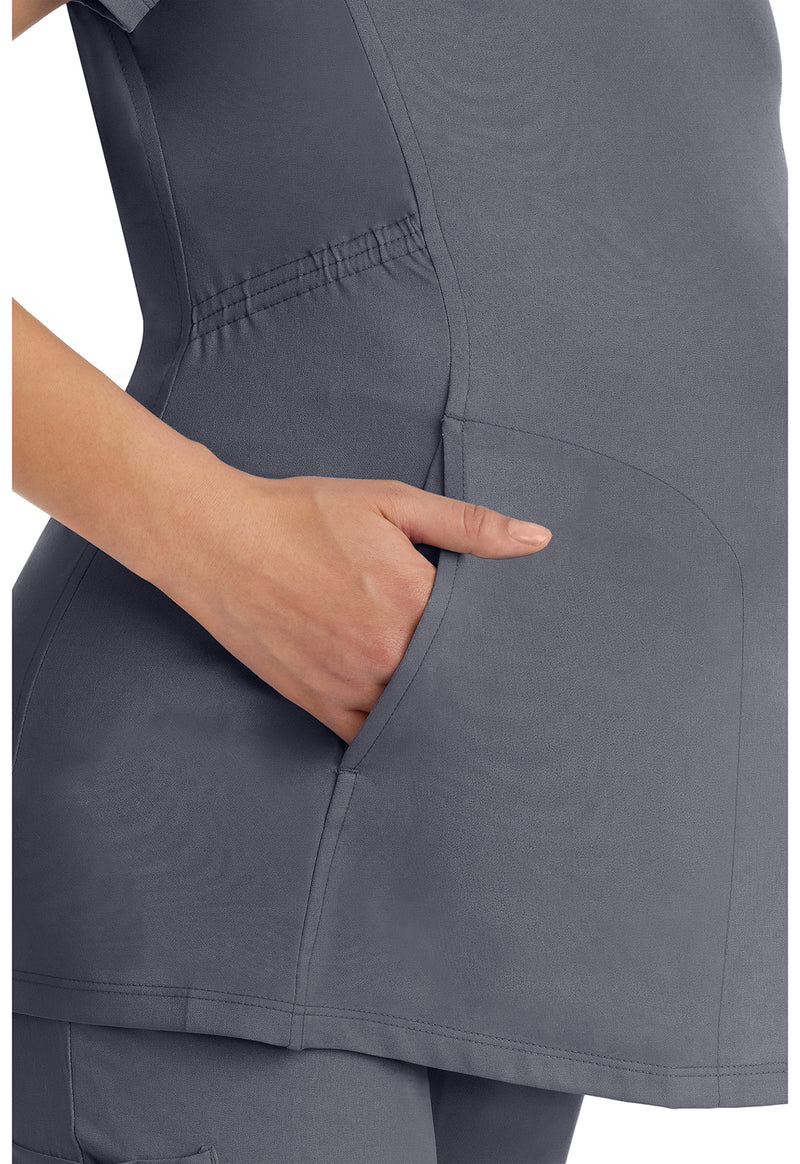 pewter - Mila Maternity Top (View 2)