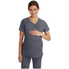 pewter - Mila Maternity Top