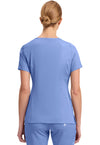 CEIL - Healing Hands Works Women Scrub Top - Back View