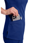 Galaxy Blue - Women's Madison Scrub Top (View 3)