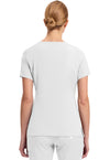 WHITE - Healing Hands Works Women Scrub Top - Back View