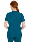Caribbean - Healing Hands Works Women Scrub Top - Back View