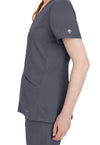 Pewter - Women's Mariah Scrub Top (View 2)