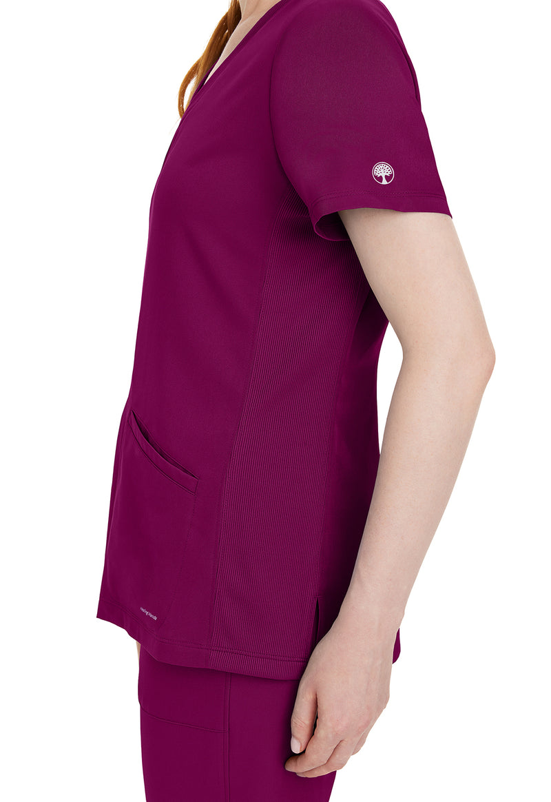 Wine - Women's Mariah Scrub Top (View 2)