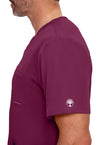 Wine - Men's Mathew Scrub Top (View 2)