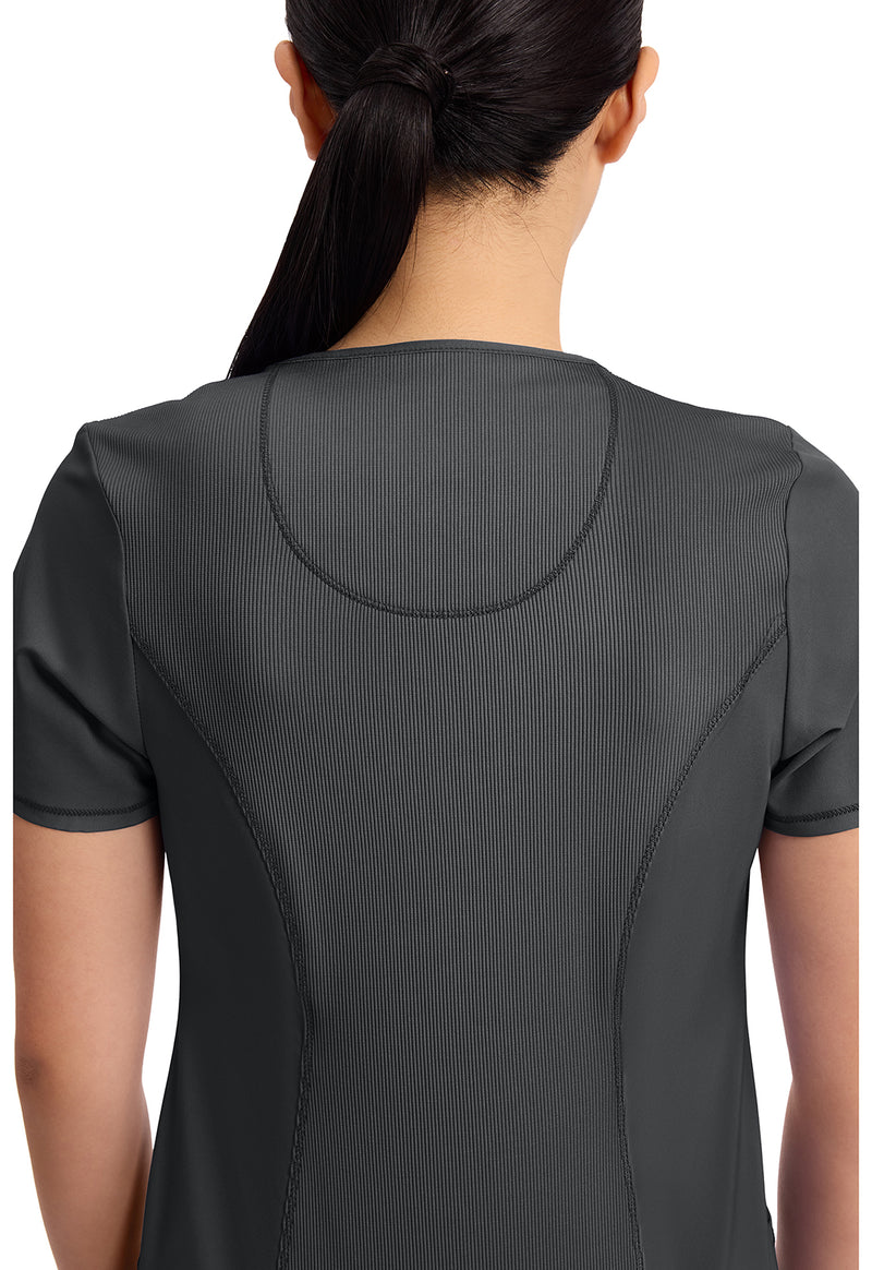 black - Round Neck Top (View 2)