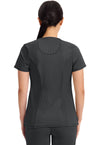 Black - Cherokee IN Infinity Women Scrub Top - Back View