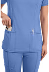 Ciel - Women's Round Neck Scrub Top (View 4)