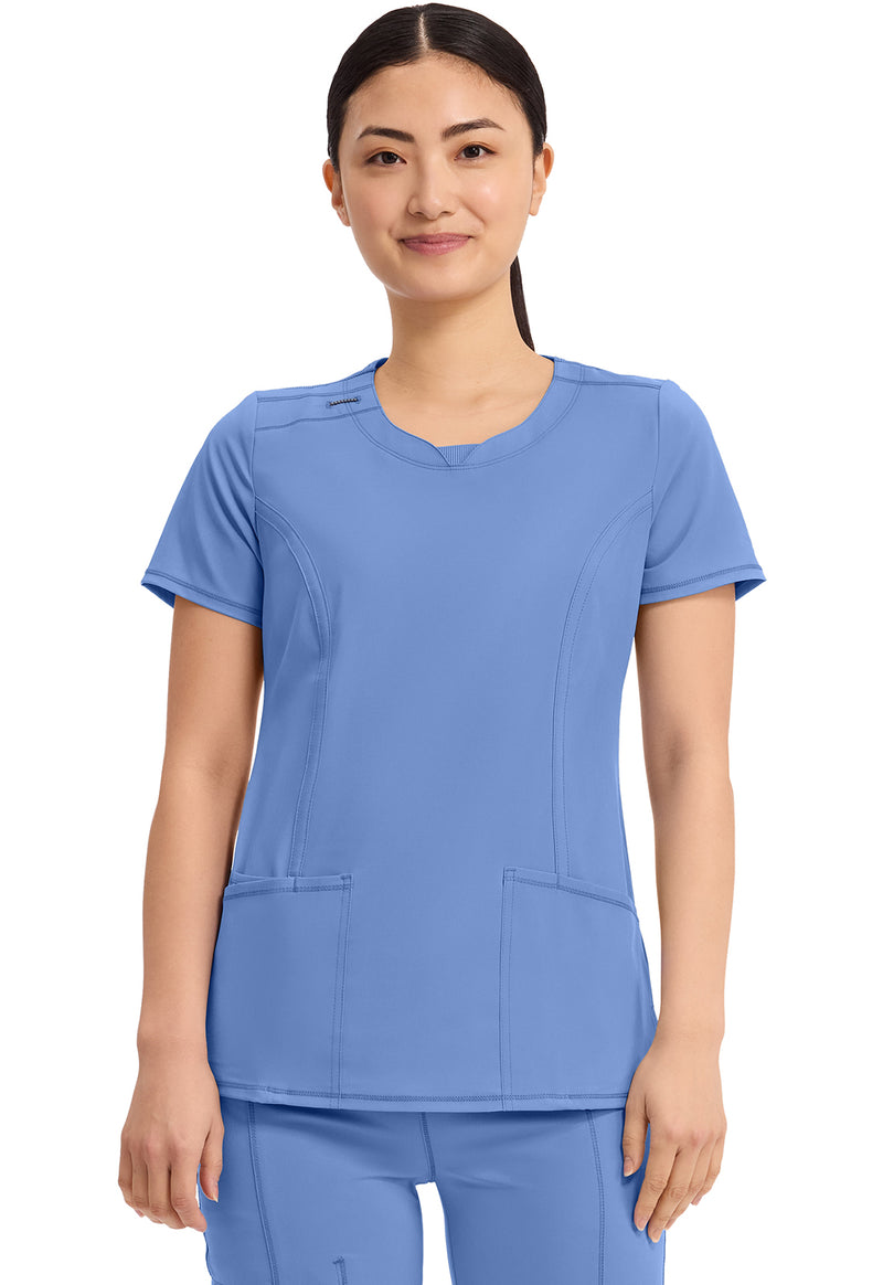 Ciel - Cherokee IN Infinity Women Scrub Top - Front View