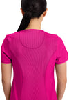 Carmine Pink - Women's Round Neck Scrub Top (View 2)