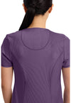 Eggplant - Women's Round Neck Scrub Top (View 2)