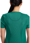 Hunter Green - Women's Round Neck Scrub Top (View 2)