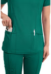 hunter green - Round Neck Top (View 4)