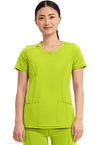Lime Time - Cherokee IN Infinity Women Scrub Top - Front View