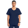 navy - Round Neck Top