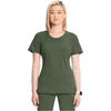 olive - Round Neck Top