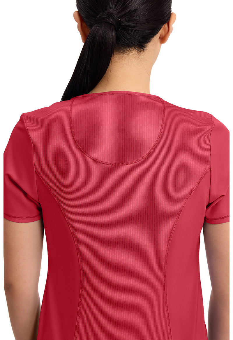 red - Round Neck Top (View 2)
