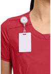 red - Round Neck Top (View 3)