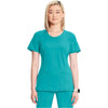 teal blue - Round Neck Top