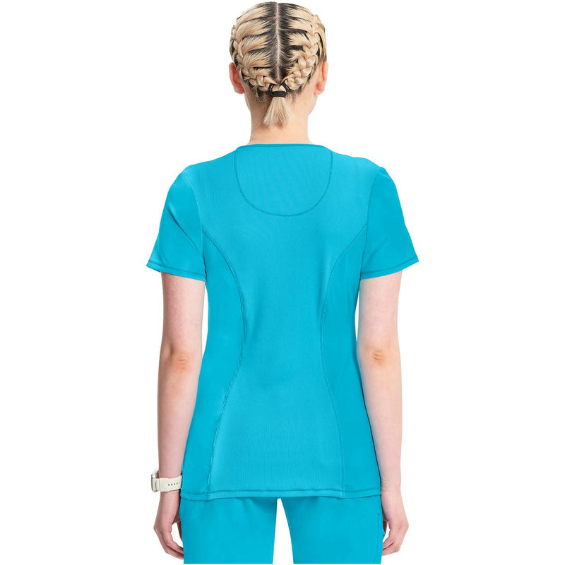 turquoise - Round Neck Top