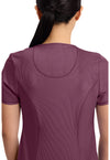 Wine - Women's Round Neck Scrub Top (View 2)