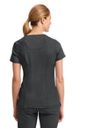 Black - Cherokee IN Infinity Women Scrub Top - Back View