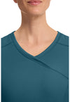 caribbean blue - Mock Wrap Top (View 3)