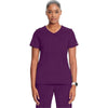 eggplant - Mock Wrap Top