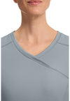 grey - Mock Wrap Top (View 3)