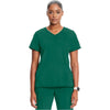 hunter green - Mock Wrap Top