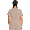 khaki - Mock Wrap Top
