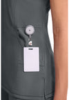 pewter - Mock Wrap Top (View 2)