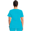 turquoise - Mock Wrap Top