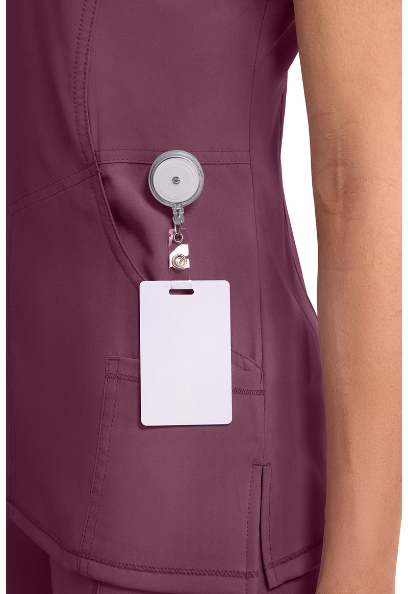wine - Mock Wrap Top (View 2)
