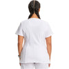 white - Mock Wrap Top