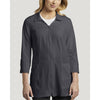 Slate - White Cross Women's Lab Coats - Front View