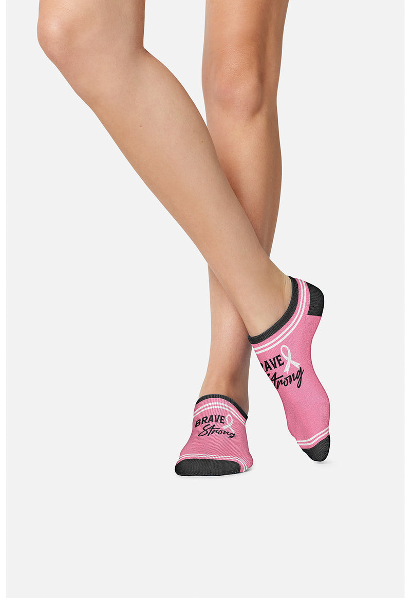 Brave & Strong - 2 Pr Pack Bamboo No Show Socks