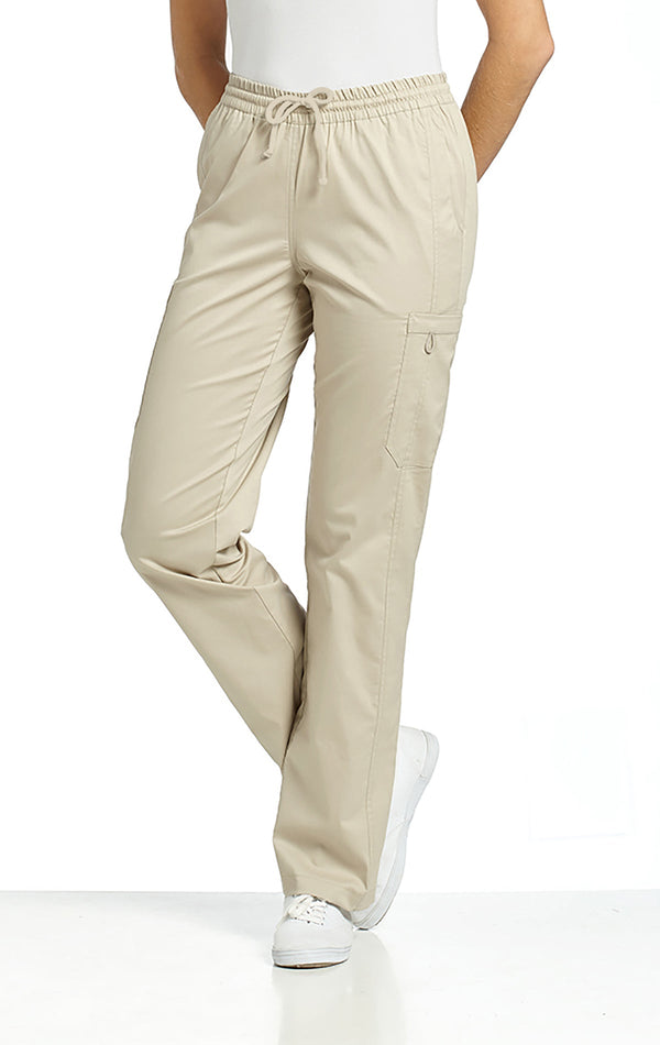White Cross Allure Women's Cargo Drawstring Scrub Pants for Nursing